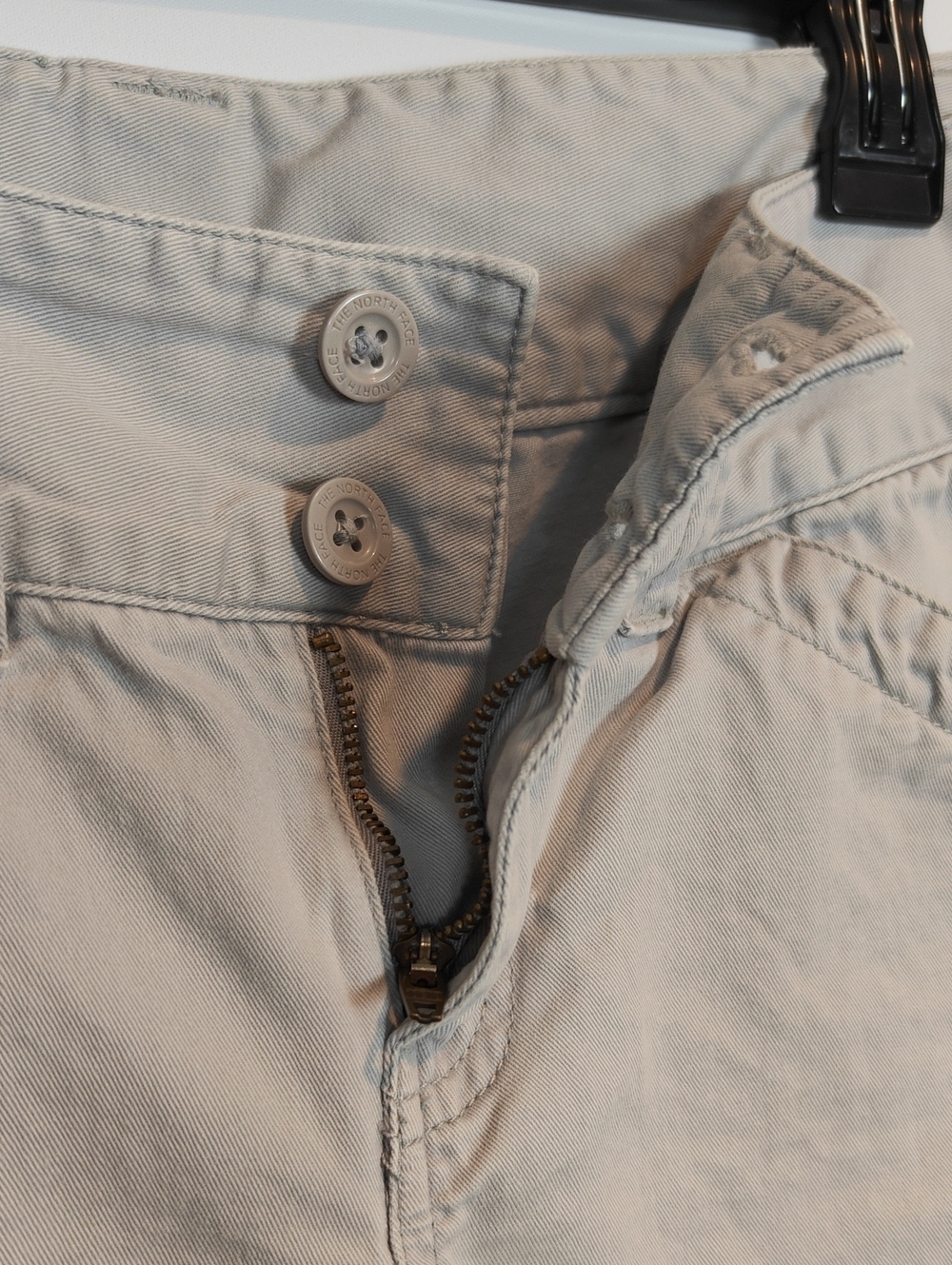 The North Face Shorts Cotton Beige Chino Khaki Hiker Outdoors Size 8 - Picture 8 of 16